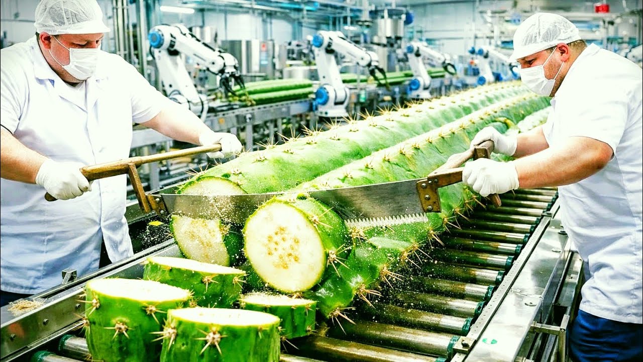 Inside the Largest High Tech Cactus Stem Factory | Full Process | ProcX Studio