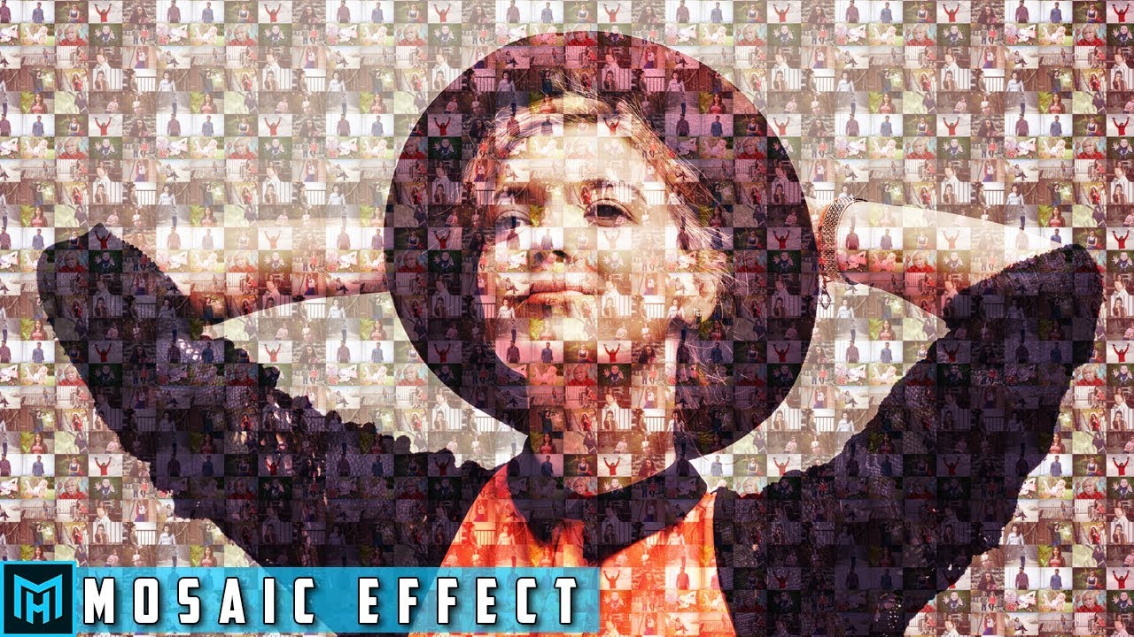 How to Create Photo Mosaic Portraits In Adobe Photoshop Cc - New Tutorial 2018