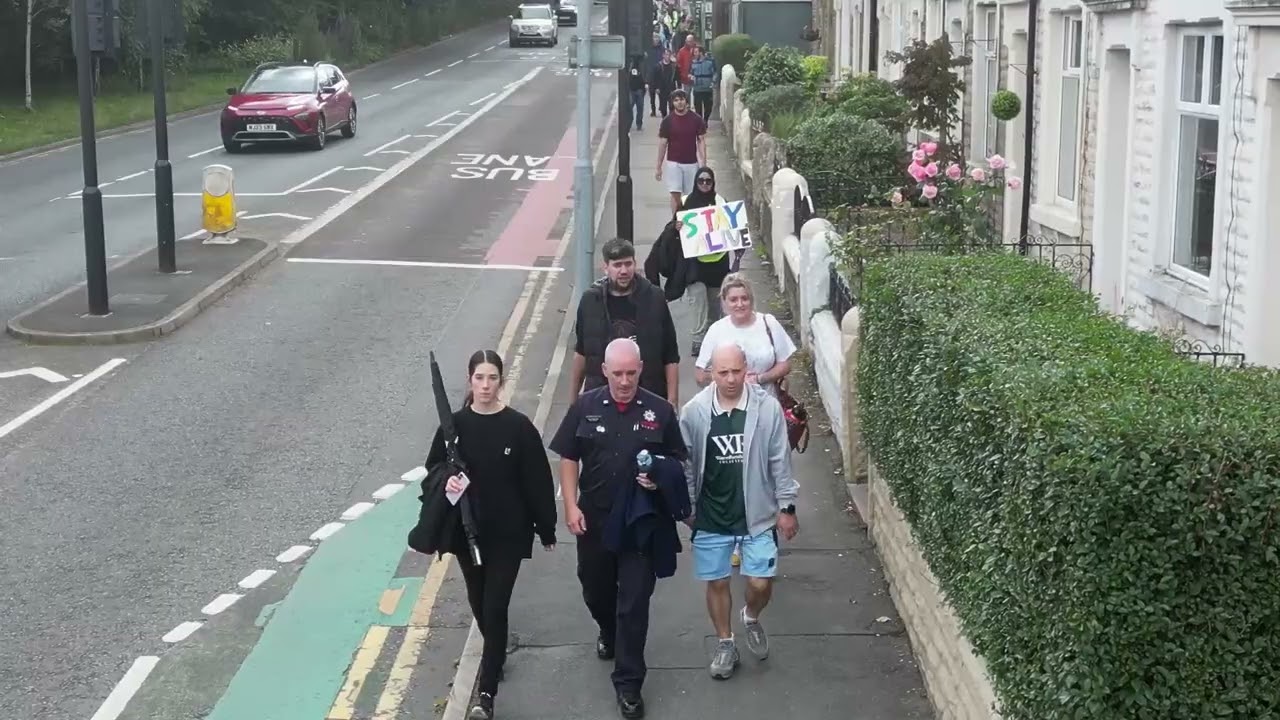 World Sucicide Prevention Day.   Darwen And Blackburn.