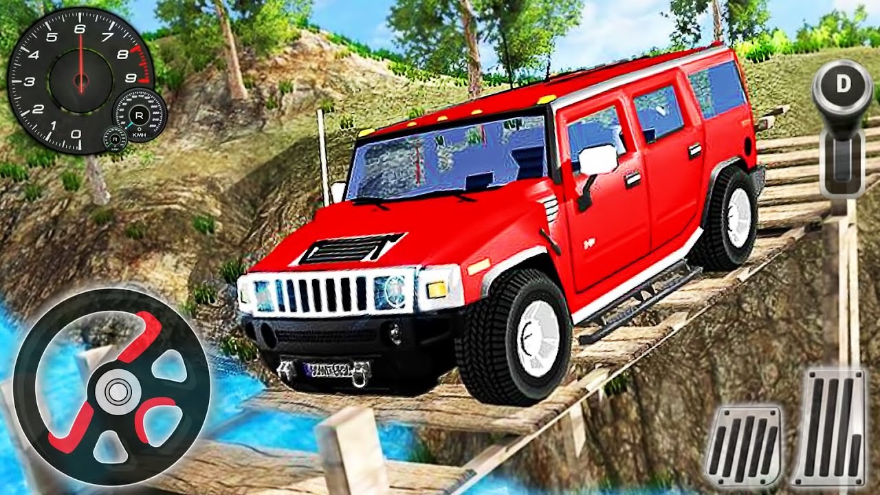 Offroad Hummer Driving - Prado 4x4 SUV Driver Simulator - Android GamePlay