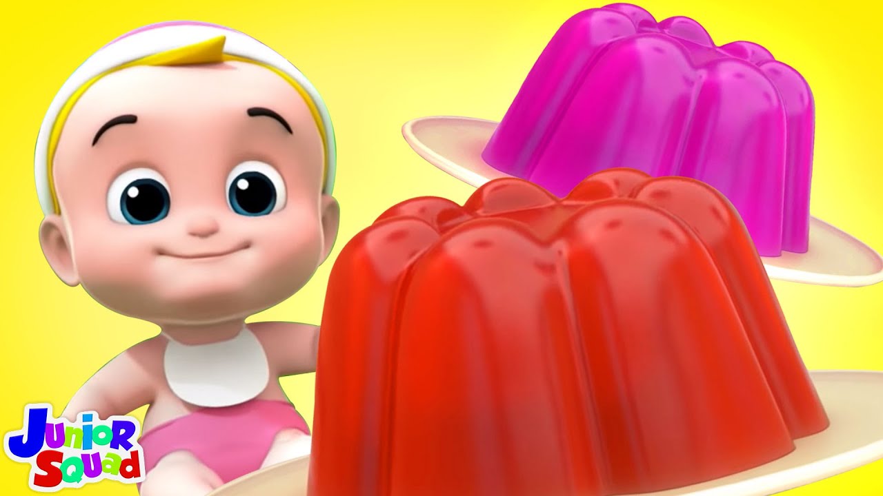 Jelly On A Plate, Kindergarten Rhyme and Cartoon for Babies