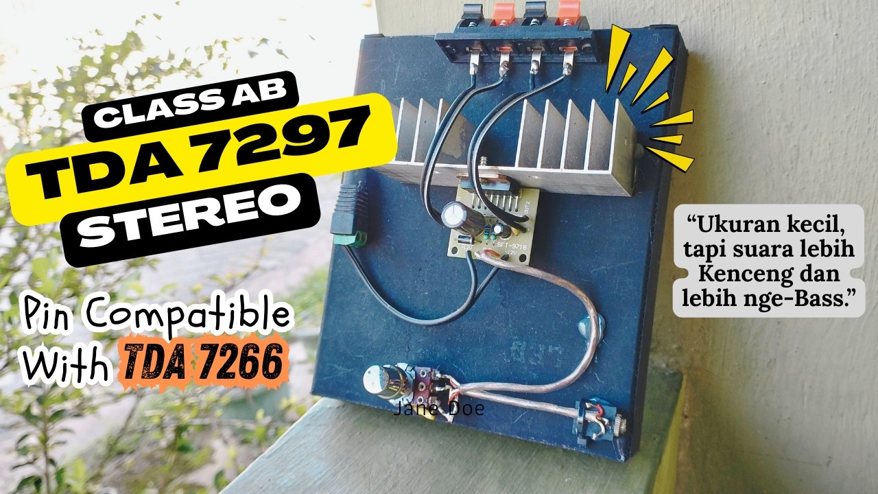 Stereo Class AB TDA7297 - Pin Compatible With TDA7266