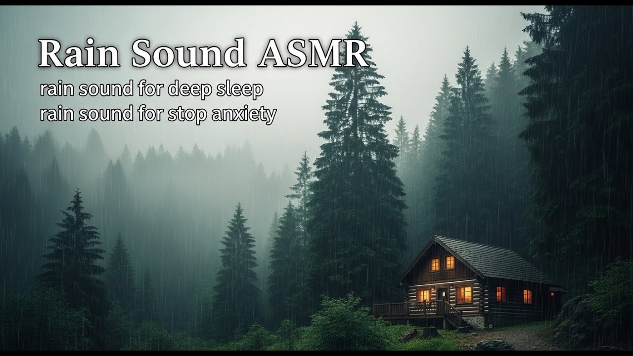Continuous Rain and Thunder Sounds for Deep Sleep and Mental Stillness | No Music No Talking