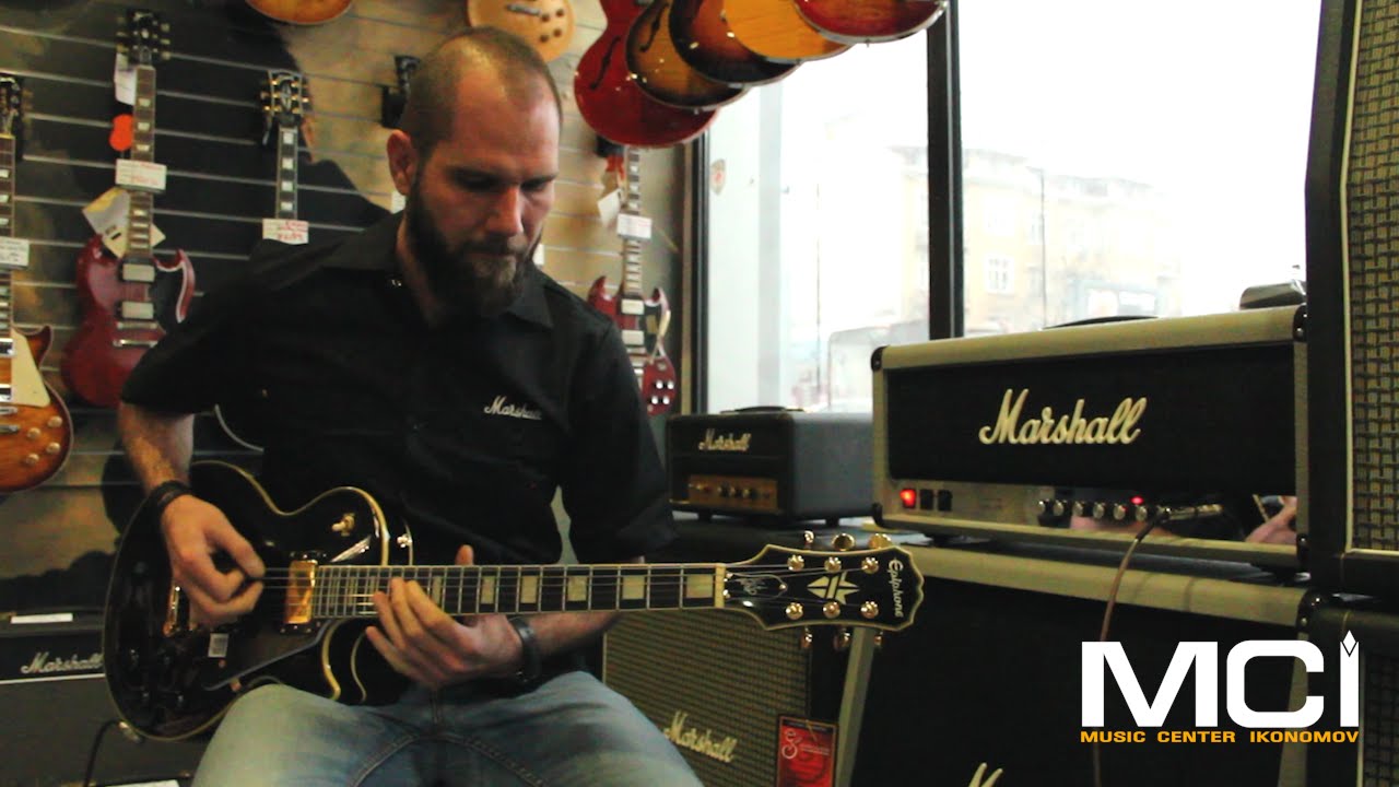 MCI ORIGINALS - Epiphone Les Paul Björn Gelotte Signature, MXR Phase 90, Ibanez TS9, Marshall 2555x