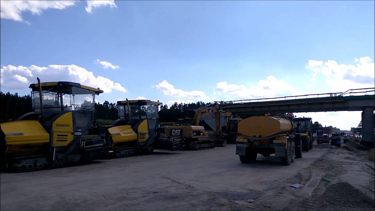 S8 - budowa drogi ekspresowej - SKANSKA - węzeł Knurowiec - 29.07.2017
