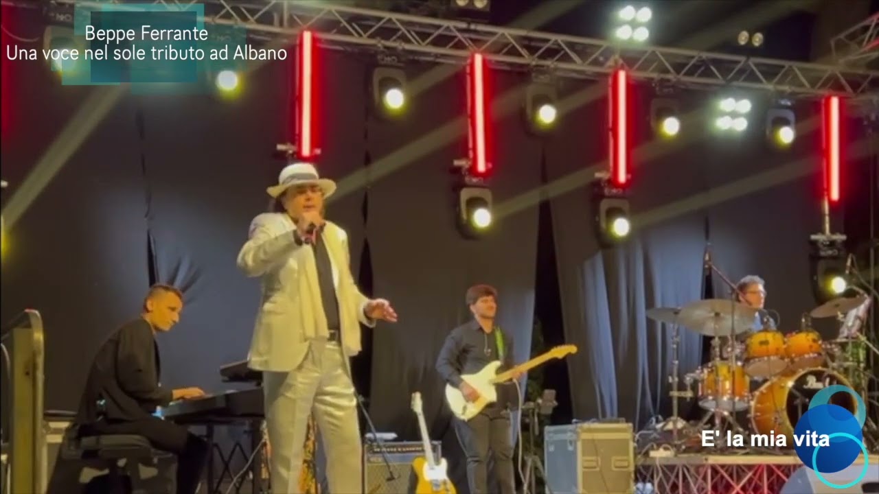 Live with Beppe Ferrante  ( Una voce nel sole tributo ad Albano Carrisi ) at Minervino Murge ( BT )