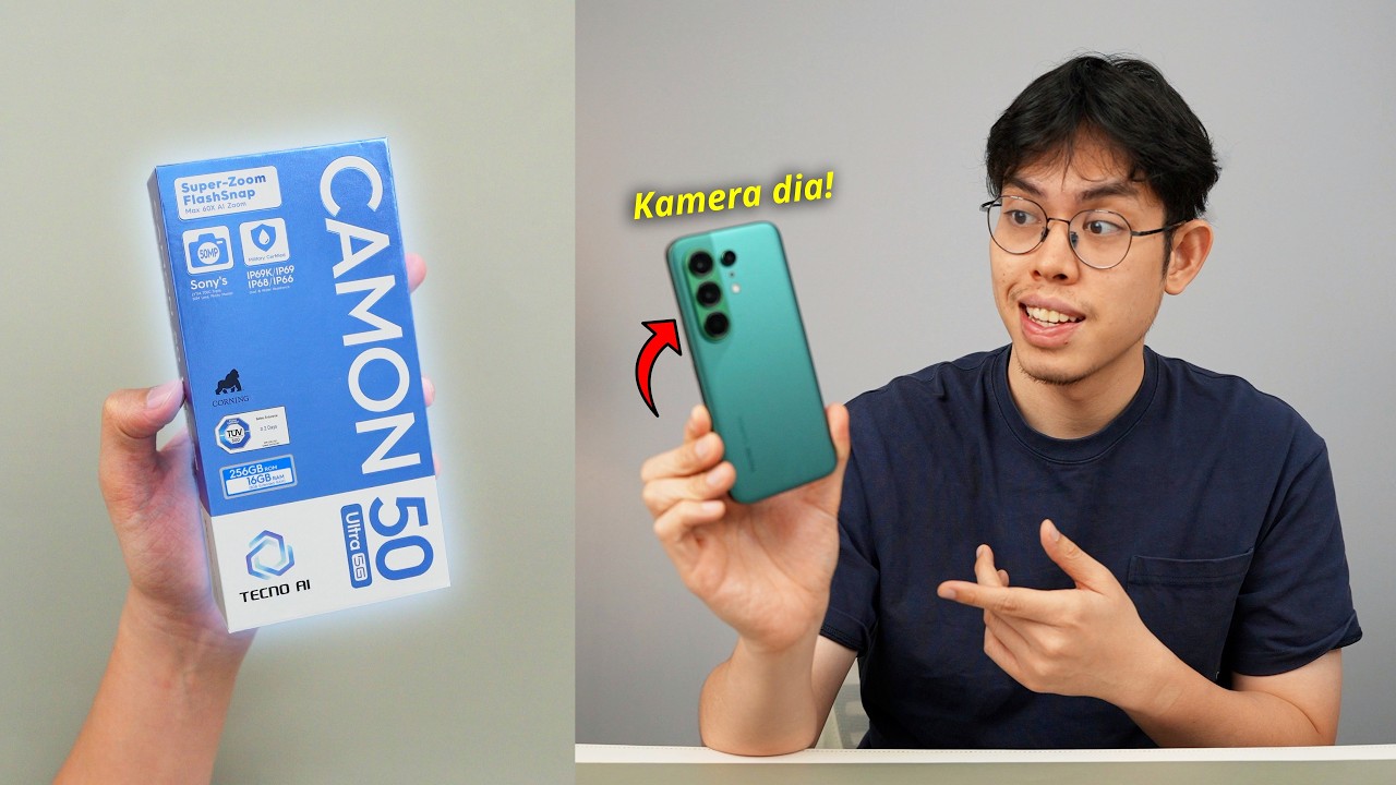 Tak lagi macam dulu!  - Unboxing TECNO Camon 50 Ultra 5G