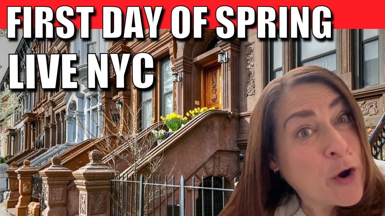 LIVE 🌺 First Day of Spring in NYC #NYC #city #explore