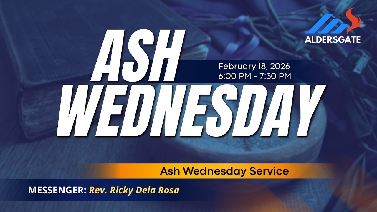 Ash Wednesday Service | February 18, 2026 | 6:00 PM