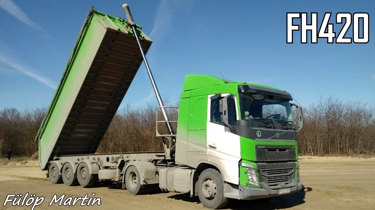 Volvo Fh 420 on construction site