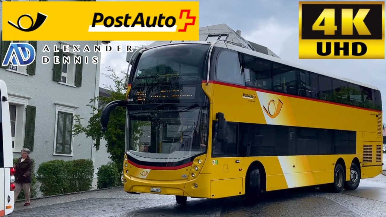 [PostAuto: 121 Engelburg to Heiden via St. Gallen & Rehetobel] Alexander Dennis Enviro500MMC Europe