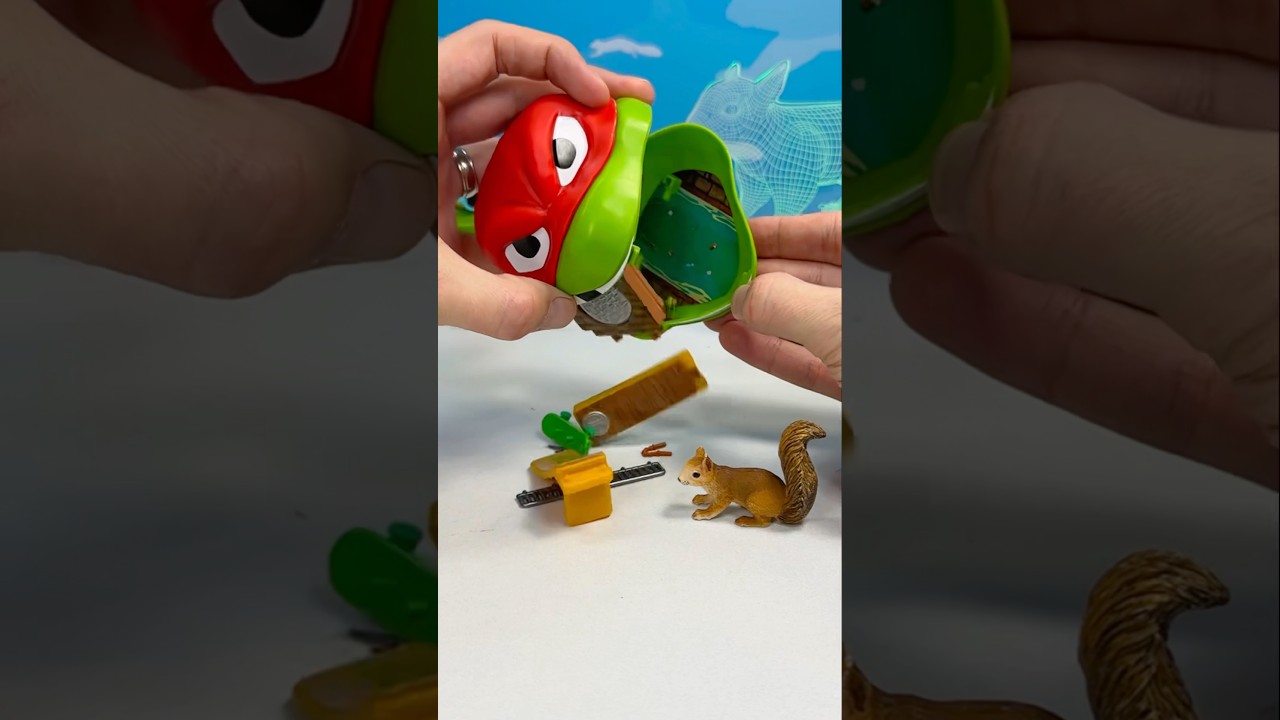 Tales of the Teenage Mutant Ninja Turtles Micro Big Mouth Playset Raphael