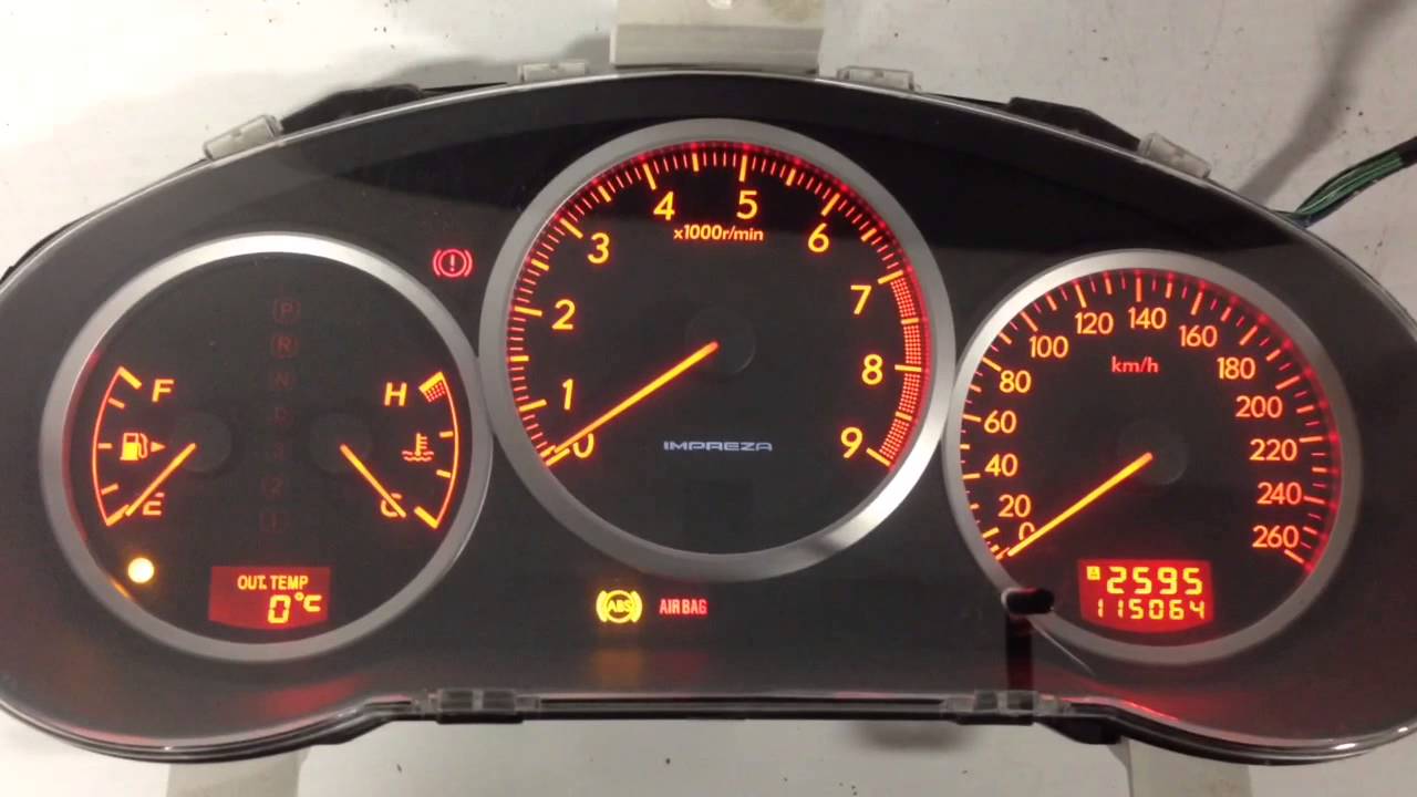 K406 I 115,064km | WRX A/T Cluster Opening Ceremony 85002FE050  JSPEC AUTO 866-683-3747