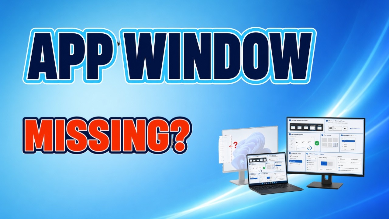App Open but Not Visible in Windows 11? Fix an Off-Screen Window