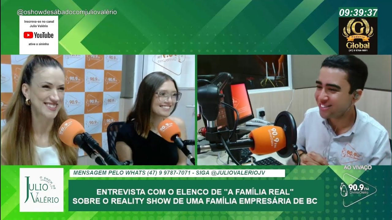 ENTREVISTA ELENCO REALITY SHOW @afamiliareal2023 | O SHOW DE SÁBADO COM JULIO VALÉRIO 07/02/2026