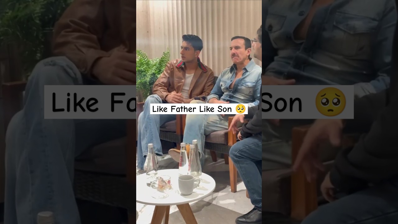 UNSEEN Footage of Ibrahim Ali Khan & Saif Ali Khan From An Event | #shorts #bollywood #trending