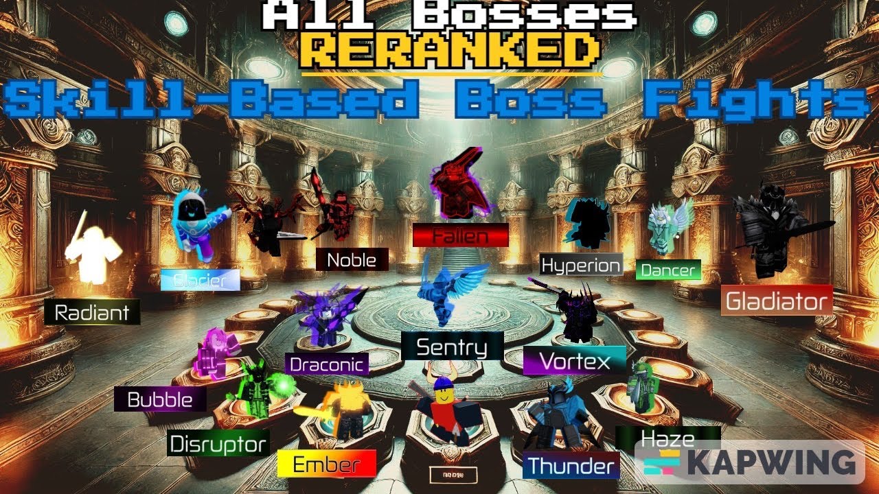 RERANKING All Bosses in Skill Based Boss Fights!