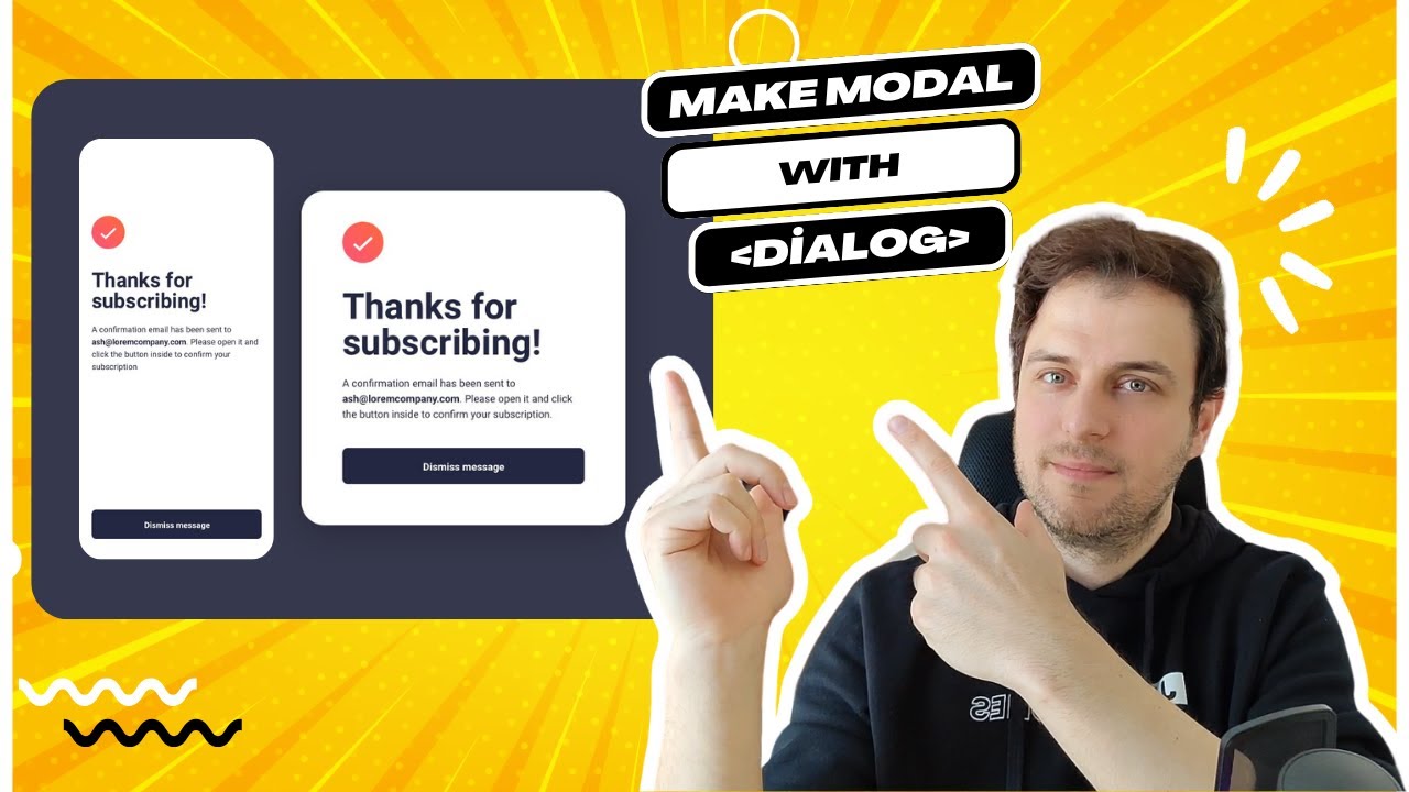 Sadece HTML ile Modal Nasıl Yapılır? – Dialog Elementi ile Native Modal