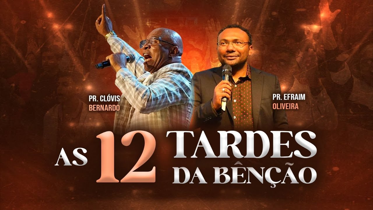 12 TARDES DA BÊNÇÃO -  Pr. Clóvis Bernardo 19/07/2025 #aTerraéFértil [Oficial]