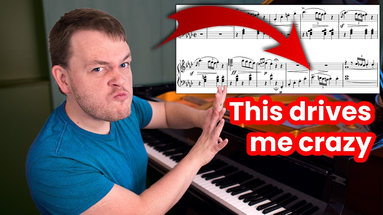 It's so annoying how many pianists think this is a rule!