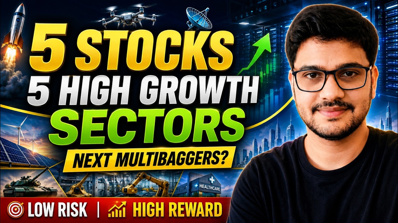5 Stocks, 5 High Growth Sectors | The Next Big Investment Opportunities