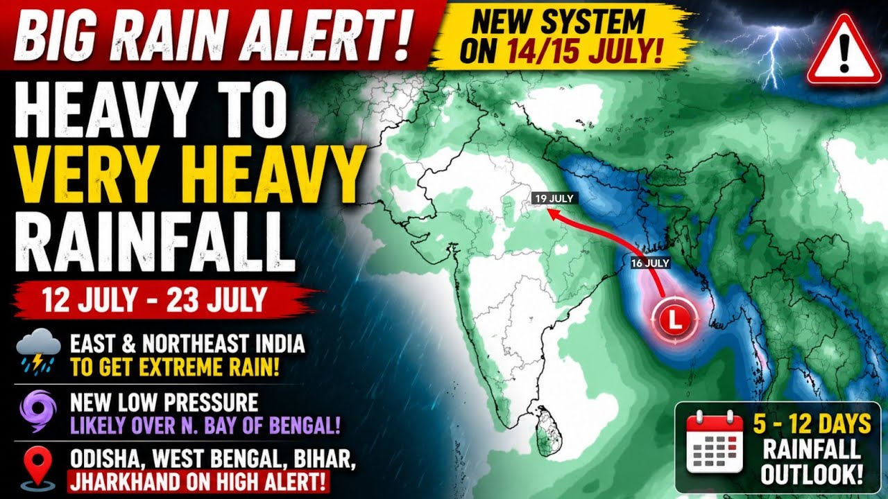 New Bay Of Bengal Low Pressure?! | East India Rainfall To Intensify | ECMWF AI OUTLOOK