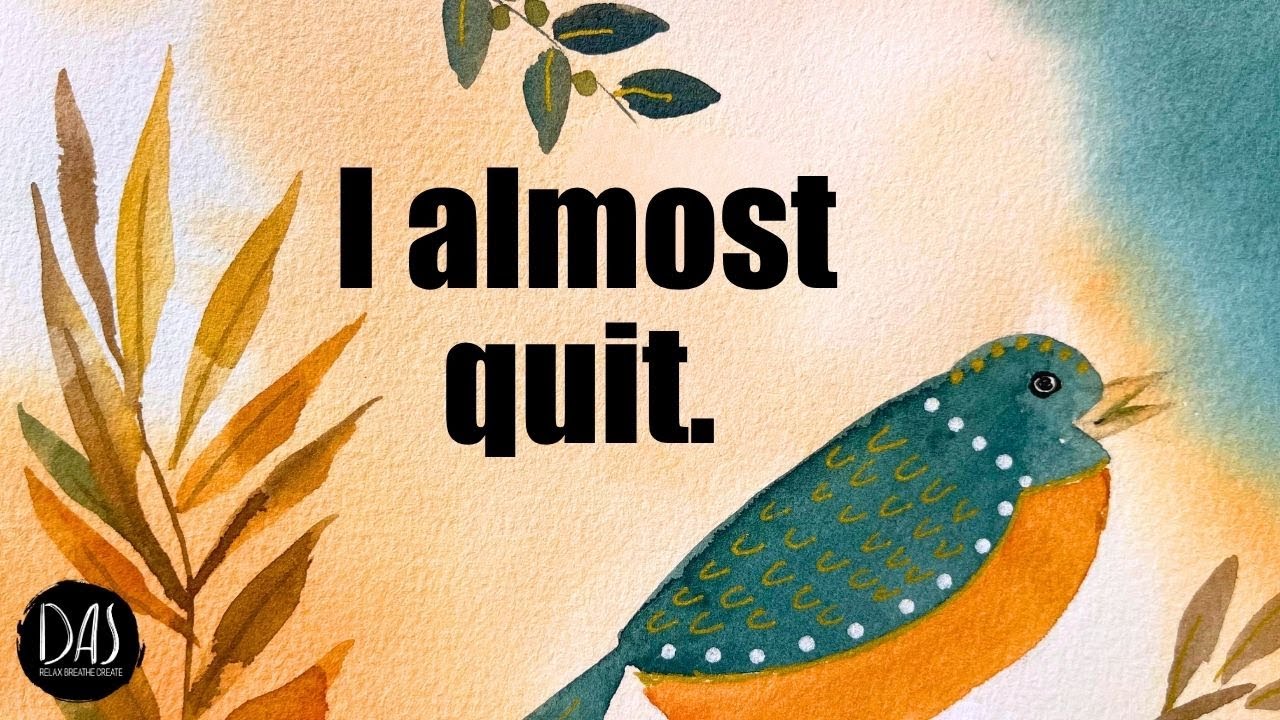 Why I changed my mind about giving up watercolor painting.