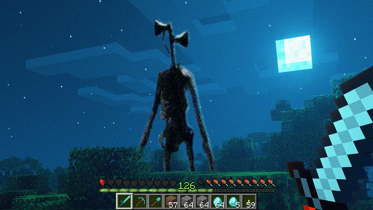 I found Siren Head in Minecraft... It was Scary