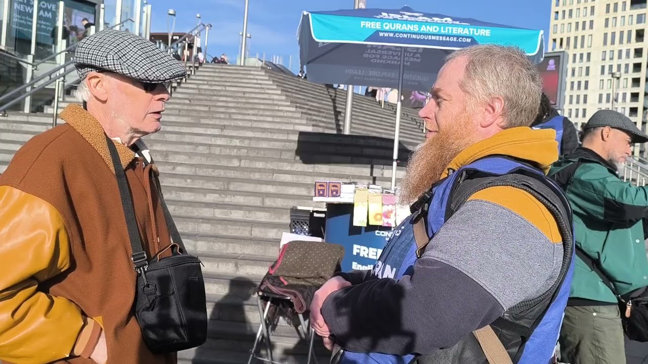 His 5 Angels & Alien Will Come Down For You! Yusuf VsVisitor | Stratford Dawah