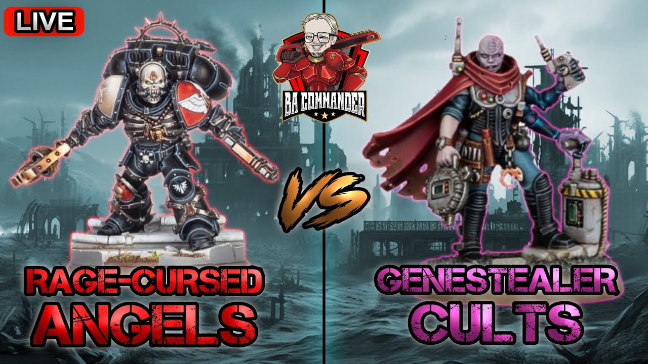 Blood Angels (RCO) vs Genestealer Cults (Live 40k!)