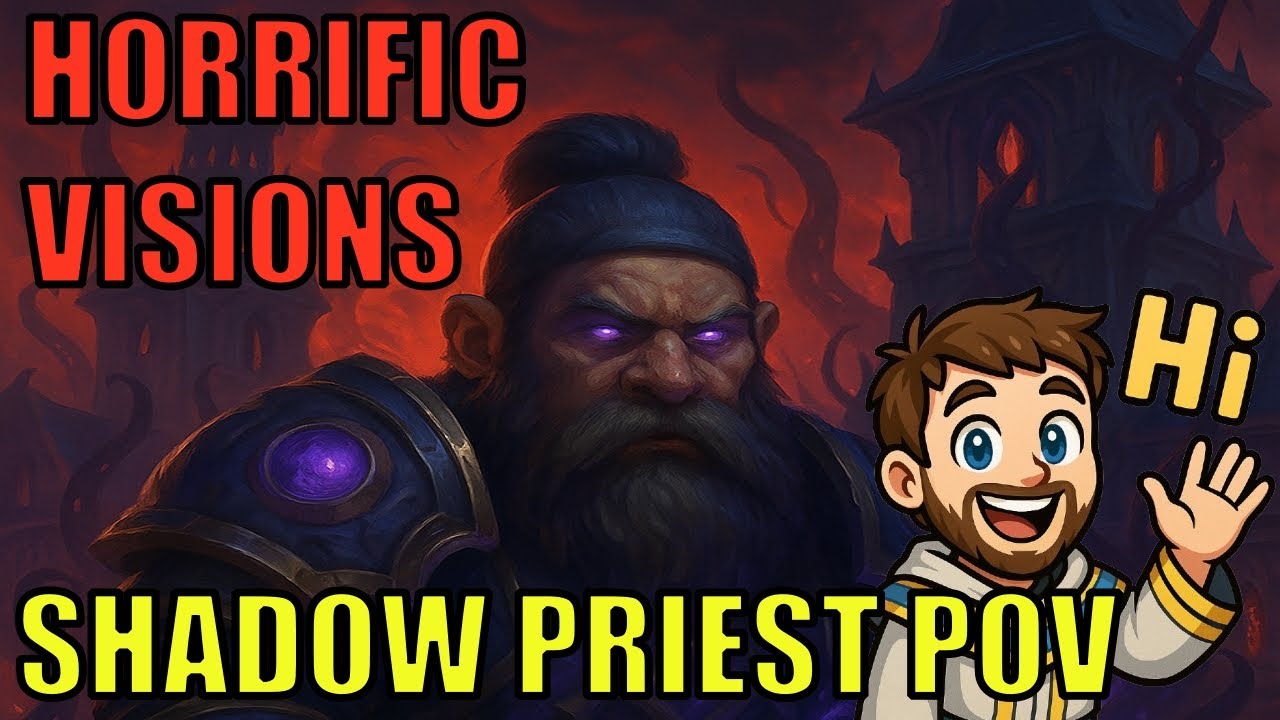 8 Masks Stormwind full clear | Shadow Priest POV | Horrific visions Stormwind