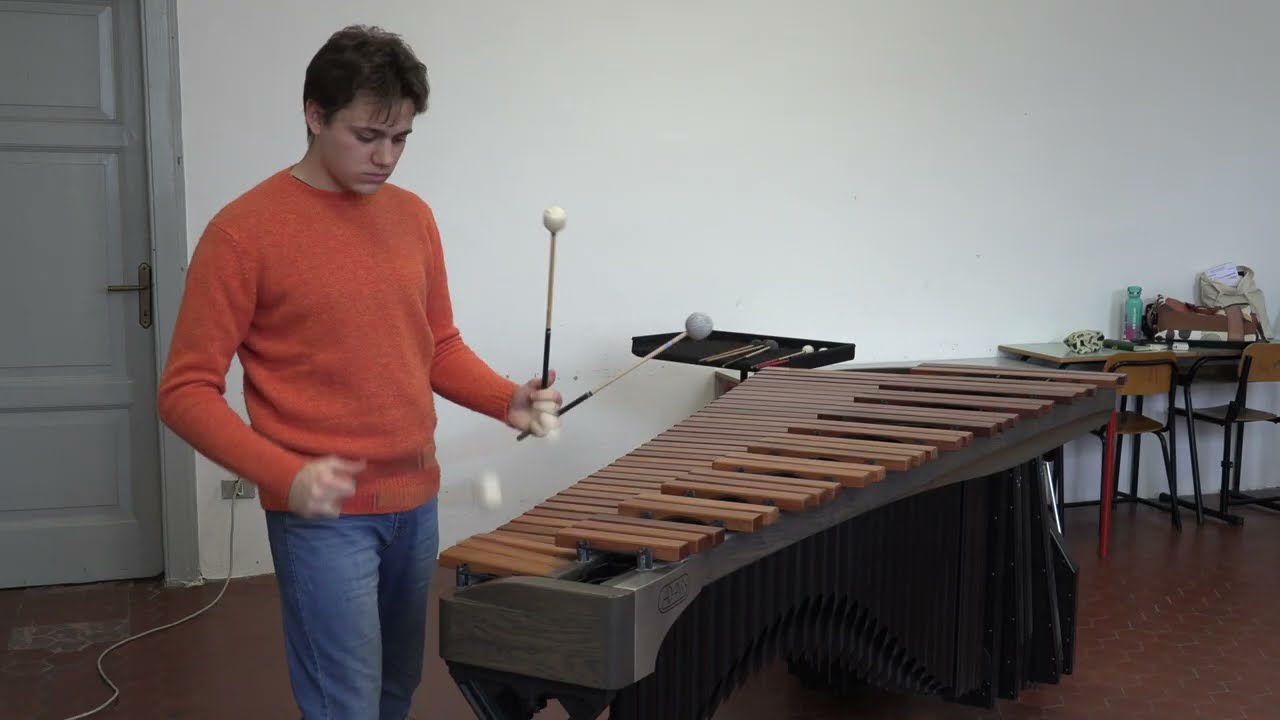Emmanuel Sejournè, Concerto for Marimba and Strings (I Mov) - played by Fabio Nicoli