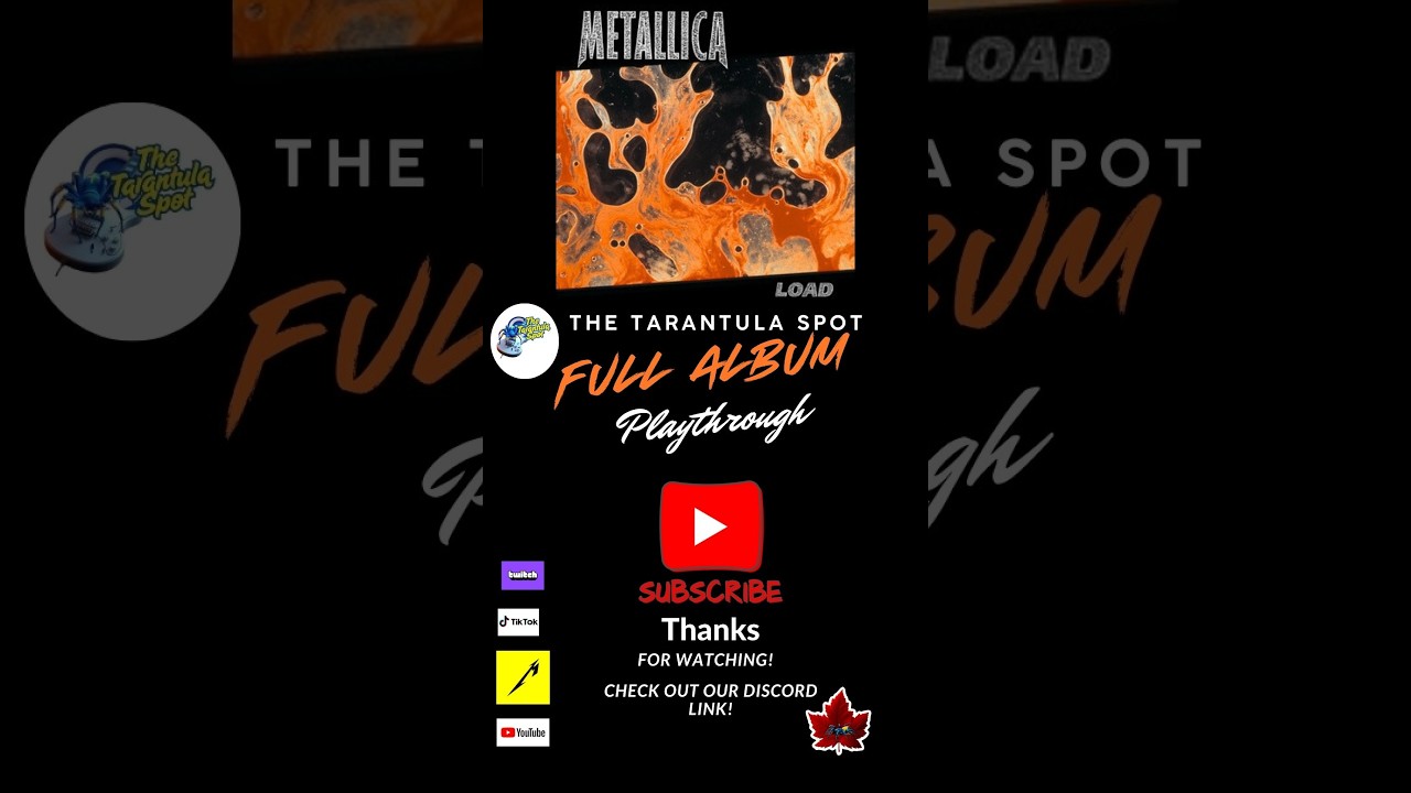 Metallica Load Full Album! Come Hang! Then requests! #metallica #shrdding #metalguitarist
