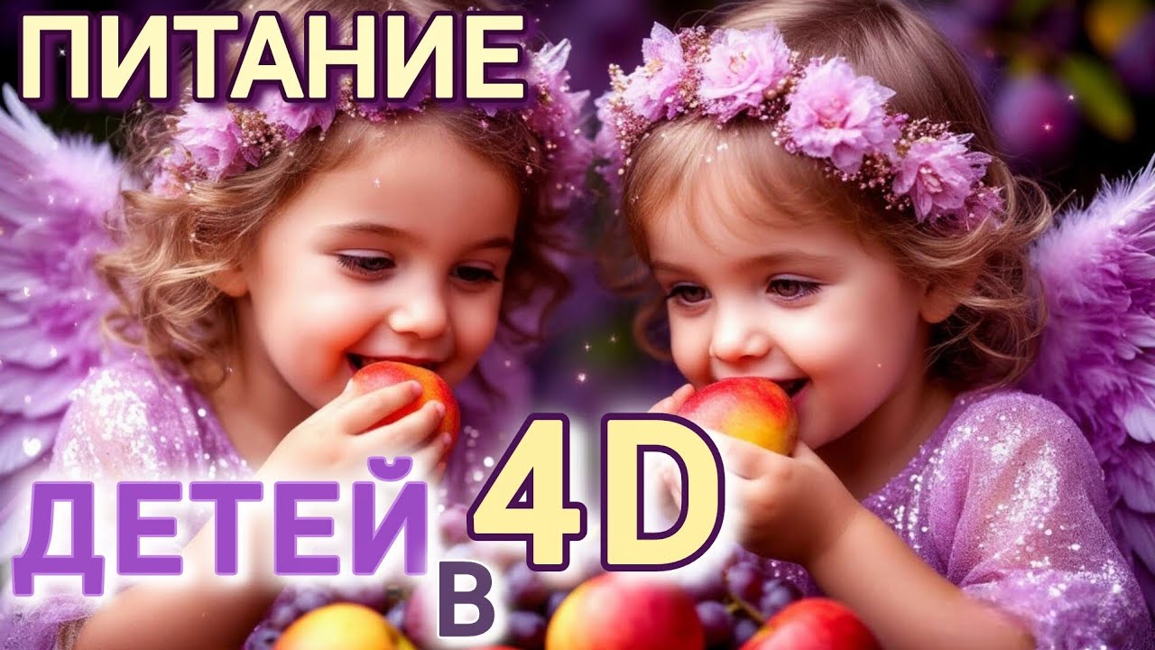 Питание детей в 4D. 🍇🍒🩷