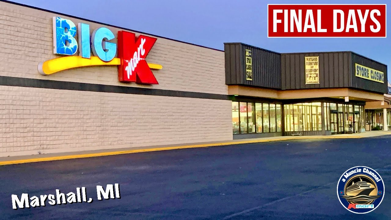 BIG KMART Marshall, MI Final Days Michigan’s Last KMART #savethekmarts #closed #reels