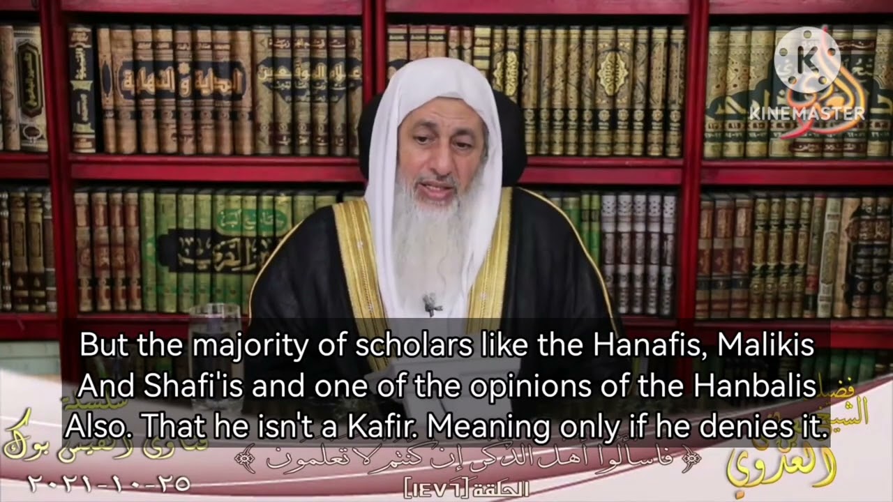 We don't agree with the Hanbalis regarding this - Shaykh Mustafa al 'Adawi