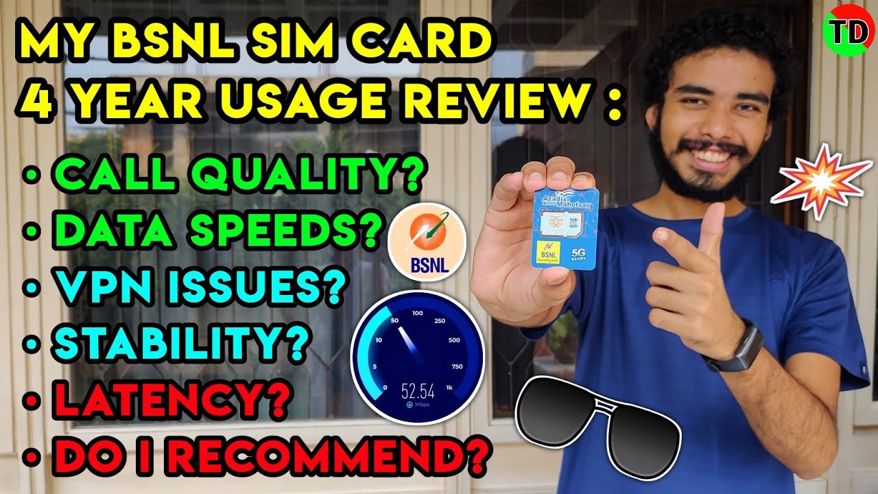 BSNL SIM 50 Month Usage Review, My Observations & Overall Experience | BSNL 4 Year Usage Review 🤩🗼📶🤔