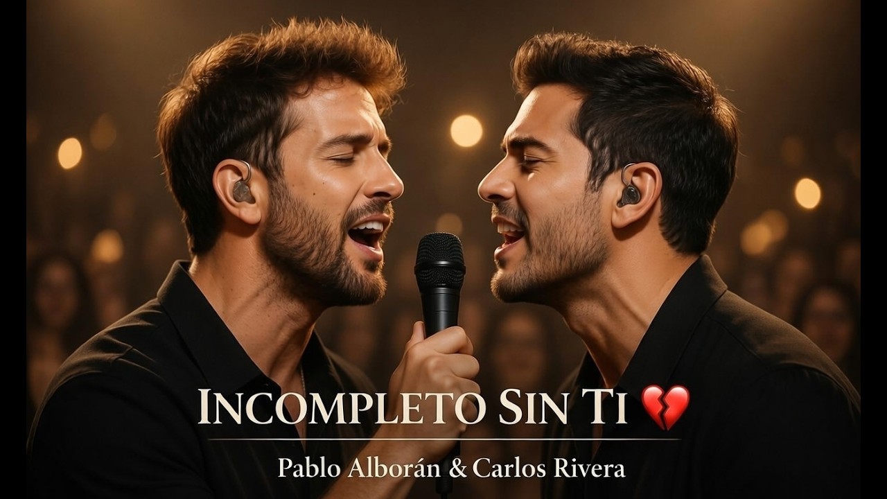 Incompleto Sin Ti – Pablo Alborán y Carlos Rivera (Balada Romántica)
