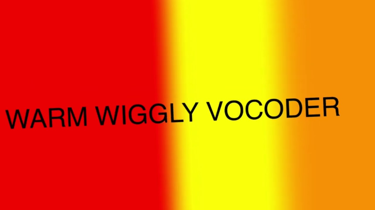 Warm wiggly vocoder sound effect