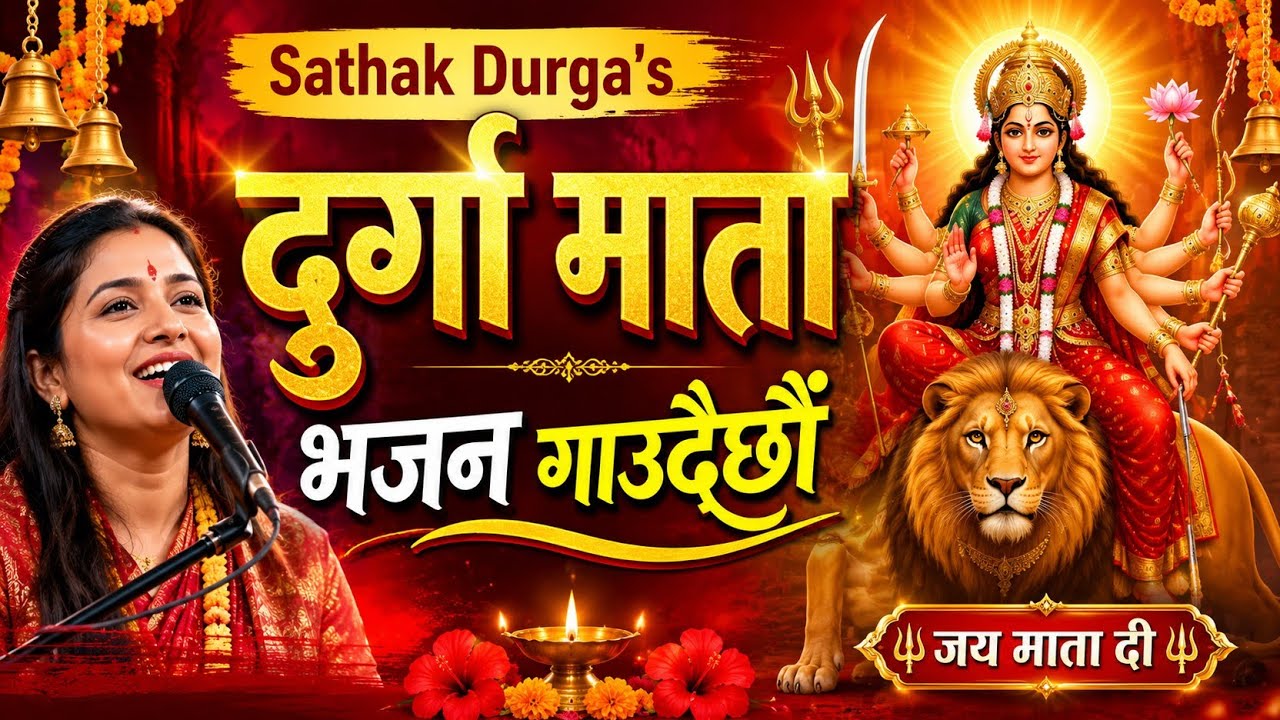 Durga Mata Bhajan Gaudaichhau|दुर्गा माता भजन गाउँदैछौँ|Nepali Durga Bhajan|Sathak Durga|Omnath|