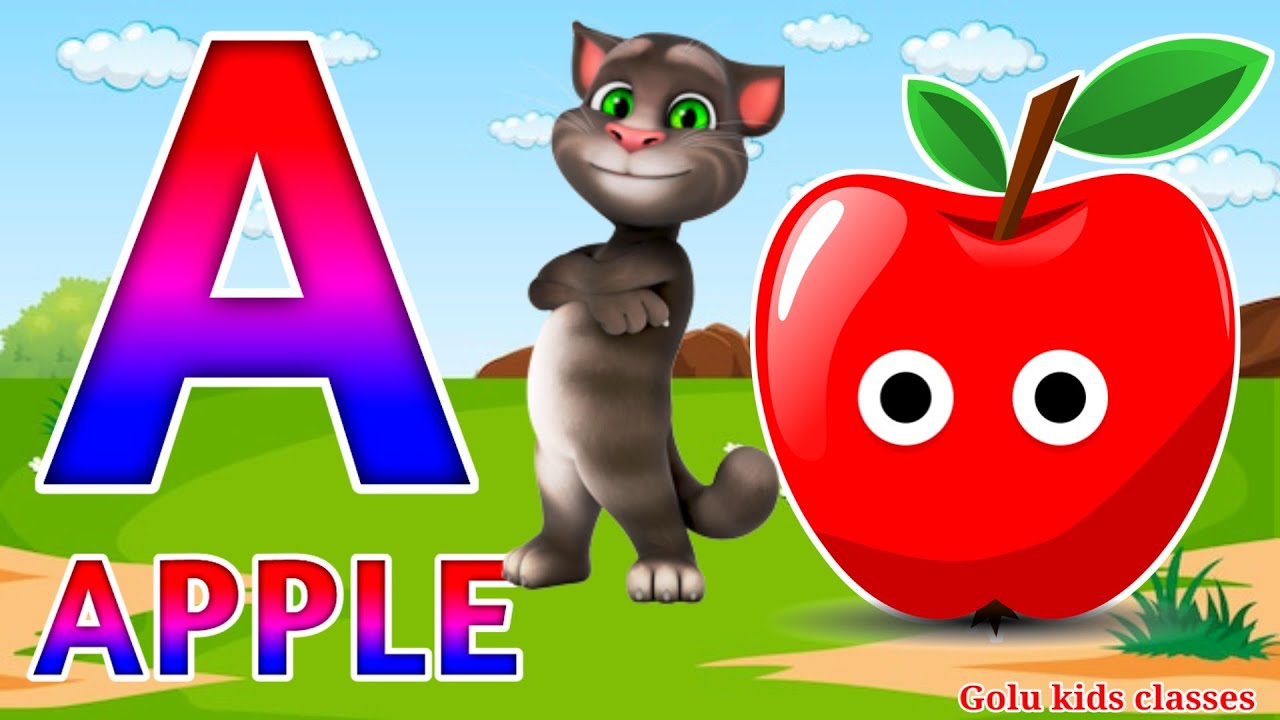 Phonics Song 2 with TWO Words in 3D - A For Airplane - ABC Alphabet Songs with Sounds for Children