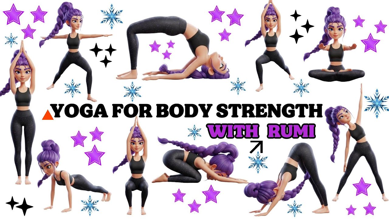 Stretch Like Rumi | Yoga with KPop Demon Hunters | Yoga for Flexibility & Fun