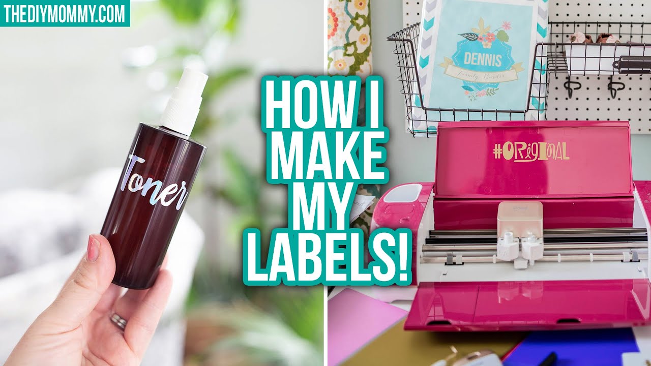 How to Make Labels with a Cricut | The DIY Mommy