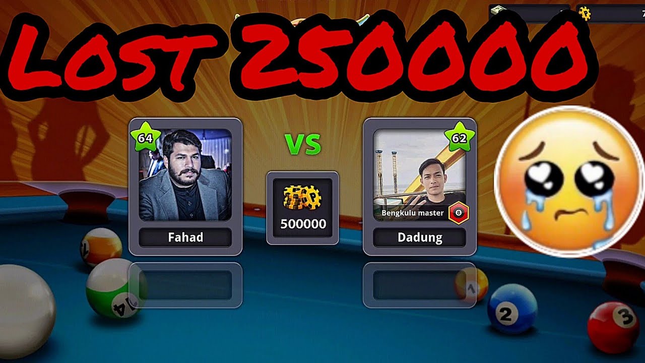 Lost Almost All My Coins | 250000| 8 Ball Pool....