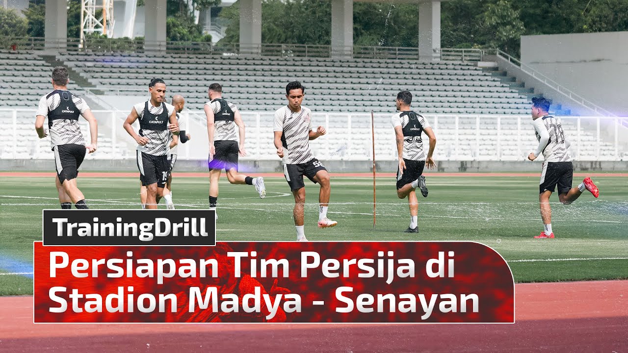 Makin Dekat Hadapi Persebaya, Persija Lakukan Latihan di Stadion Madya | Training Drill