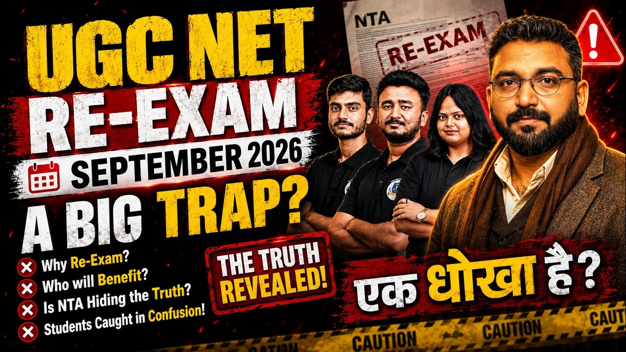 UGC NET RE-EXAM September 2026 एक धोखा है? 😱 NTA का बड़ा खुलासा | English Re-Exam