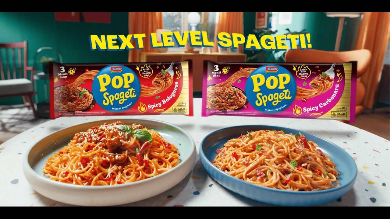 BARU! Pop Spageti rasa Spicy Bolognese dan Spicy Carbonara. #NextLevel 🔥🍝
