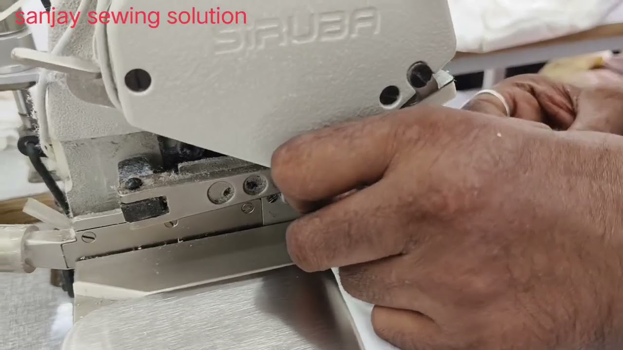 siruba 747kL-514M2-24 with VT-TU device, auto trimmer and auto lifter overlock sewing machine,