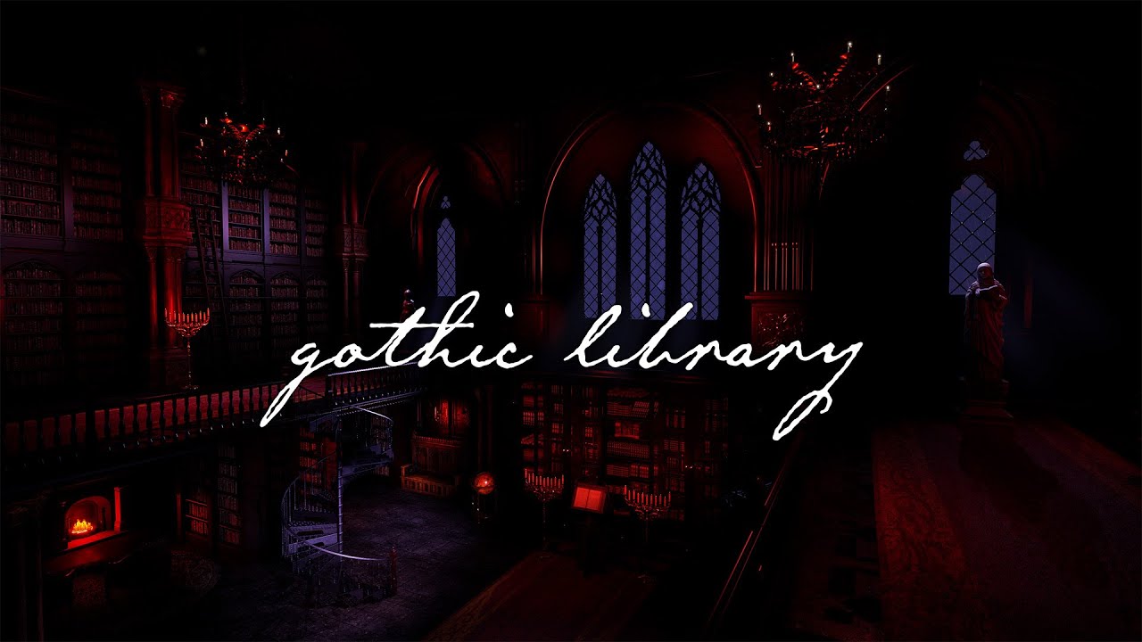 Dark Academia Piano and Cello | Gothic Library | Echoes from the Past