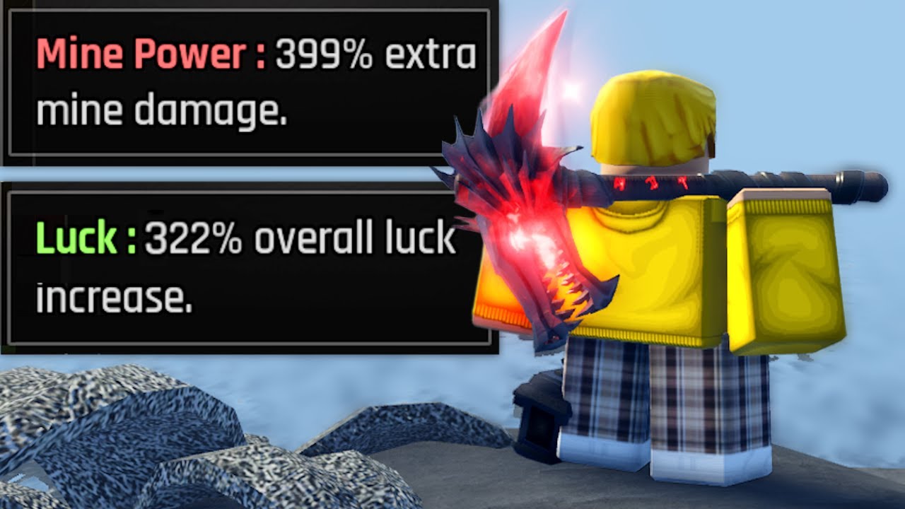 I Made the BEST Mining Build EVER SEEN in The Forge! (4000+ DMG)